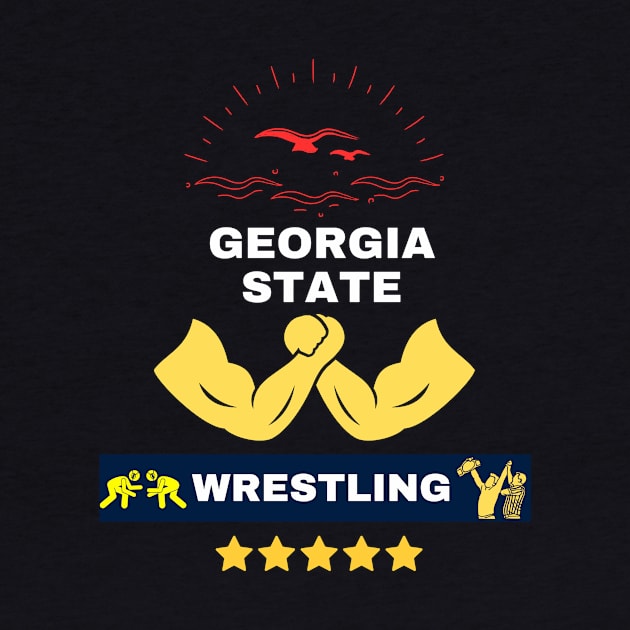 Georgia State wrestling by ARTA-ARTS-DESIGNS